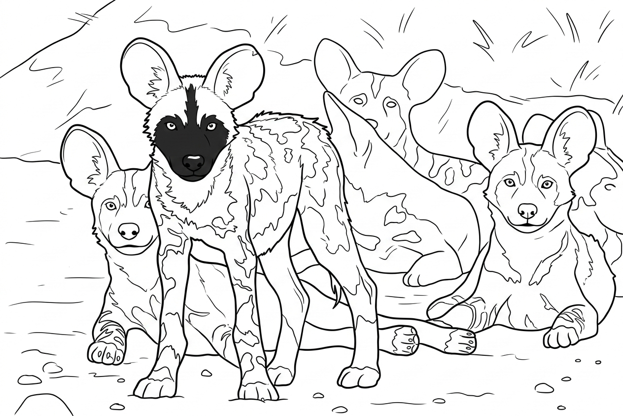 African Wild Dogs thumbnail